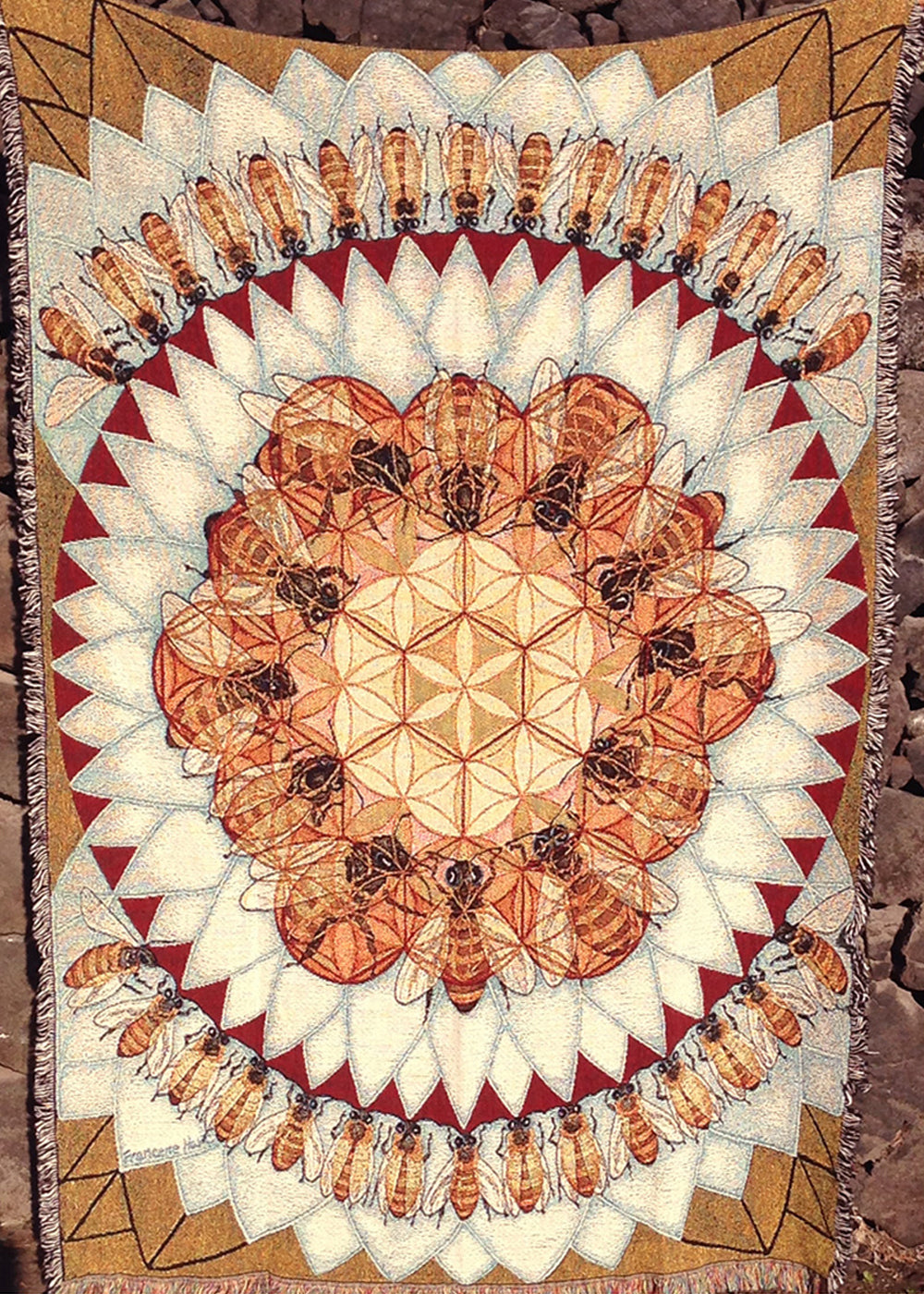 Bee Mandala Artcard